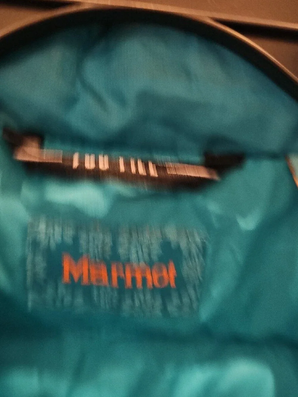 Marmot Bright Teal Blue Packable Puffer Jacket